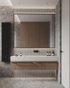 Wholesale New Bathroom Single Sink Wooden Cabinet Bathroom Vanity Set With Sink Set Lighting Bathroom Vanities from china suppliers
