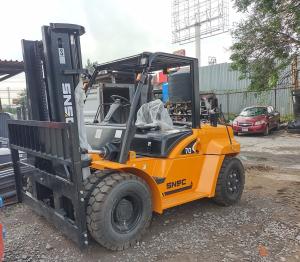 Wholesale FG70 15500 LBS Gas Engine Counterbalance 7000kg Dual Fuel LPG / Petrol Forklift from china suppliers