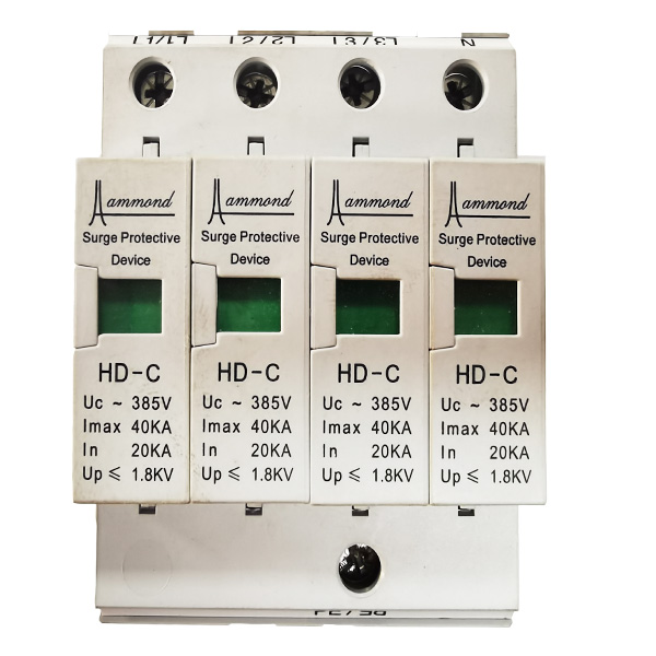 CE Metal Power Surge Protection Device 20ka 40ka For Equipment Room