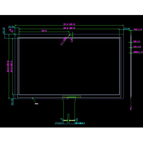 10 Point USB Capacitive Touch Panel 32 Inch Android Windows System