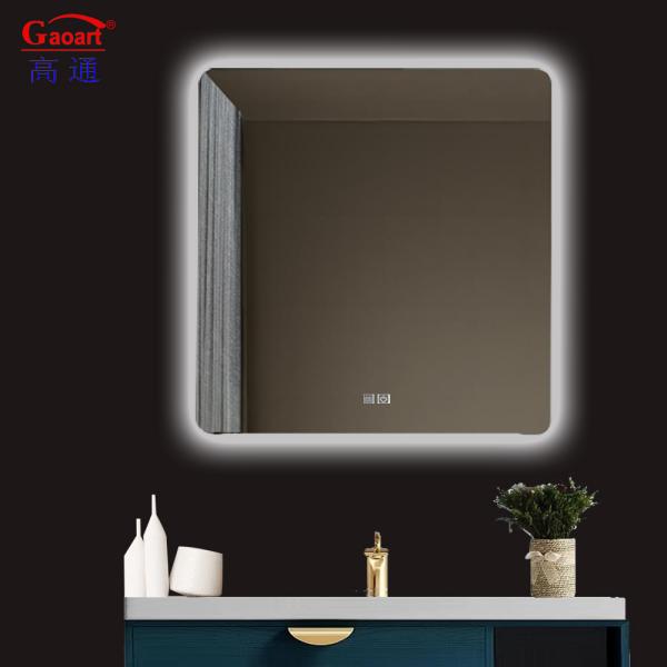 Modern Design Glass Mirror Backlit Bathroom Smart LED Touch Screen Makeup Mirror