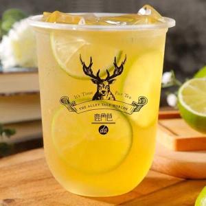 Wholesale Restaurants Disposable Iced Coffee Cups With Lids 500ml U Shape Cups from china suppliers