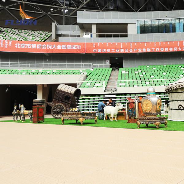 UV Resistant Outdoor Portable Flooring High Density Polyethylene Durable Weather