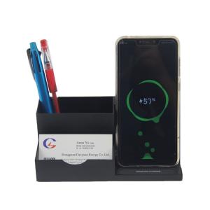 Wholesale ABS Material Leather Pen Holder Custom Logo Ultraportable Nontoxic With LED Lights from china suppliers