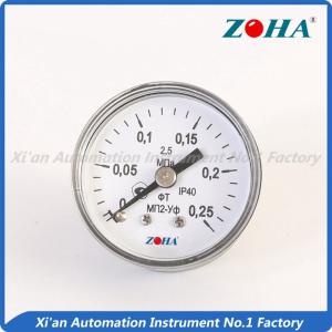 Wholesale ABS Plastic Case General Pressure Gauge With Brass Connector ±2.5% Accuracy from china suppliers
