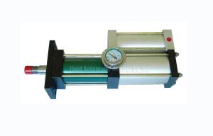 Wholesale 63mm Output Power 3T Double Acting Air Hydraulic Booster Cylinder 30MPa Oil Pressure Endurance from china suppliers