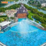Kids Outdoor Water Park Lazy River Customized Swimming Wave Pool