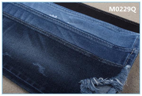 Soft Touch 3/1 Weaving 424 Gsm 99 Cotton 1 Spandex Stretch Jeans Raw Denim