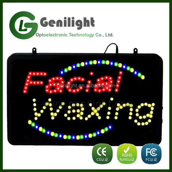 Front Board Acrylic Open Sign for Shop Board Advertising Display Function Animation