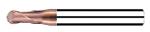 HRC55-HRC65 Carbide Ball Nose End Mill 2 Flute 2mm Ball Nose Cutter H55-2B