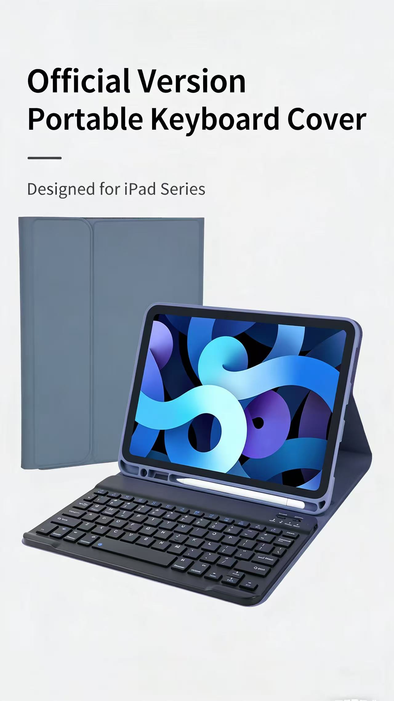 Laudtec All-Round Protection Magnetic Detachable Portable Magic Keyboard Case for iPad 10.9-inch OEM/ODM/private Customization