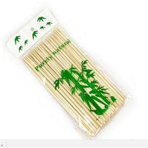 Wholesale Customized 40cm Barbecue Wooden Sticks , Marshmallow Roasting Bamboo Skewers On Grill from china suppliers