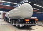 LPG Semi Trailer Liquid Propane Transportation Tanker Delivery Trailer 59.52m3