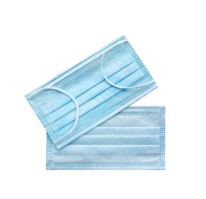 Wholesale Earloop Style Disposable Non Woven Face Mask Blue Color Protective Adult from china suppliers