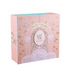 Pink gift box fairy design white cardboard birthday exquisite gift box packaging