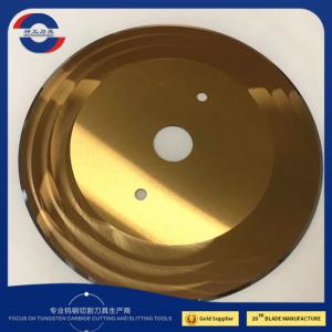 Wholesale TiN TiCN Coated Tungsten Carbide Corrugated Board Cutter Blade Circular from china suppliers