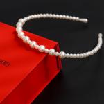 Pretty Ladies Hair Bands For Short Hair Luxury Pearl Hairband Elegant Women
