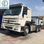 White Color Prime Mover Truck / 371hp Hw76 Cabin 6x4 Tractor Truck Sinotruk