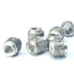 Stone Concrete Diamond Electroplated Dry Cutting Beads for Quarry Wire Saw