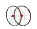 OEM Four Axle Alloy Road Bike Wheels , Aluminum Wheelset 700C Quick Release