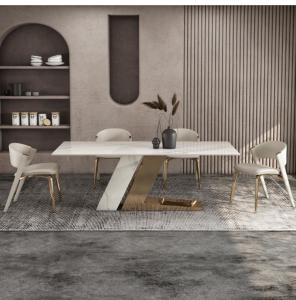 Wholesale Luxury Hotel Restaurant Furniture Genuine Leather Dining Chair from china suppliers