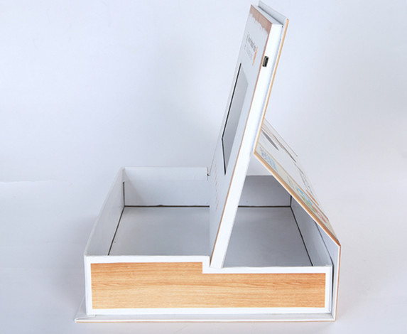 Flip Cpen Video Case box video Packaging video presentation box 4.3 Inch LCD Video Packing Box with EVA Insert
