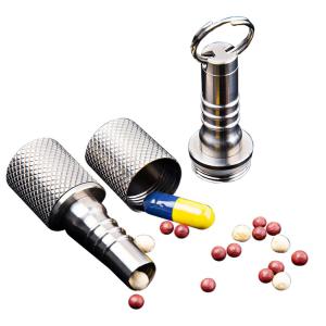 Wholesale Ear Plugs Metal Case Keychain Plug Customized Aluminum Earbud Ornament from china suppliers