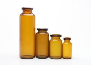Wholesale Various Specifications Brown Glass Tube Vials For Medicinal or Cosmetic from china suppliers