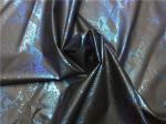 Black Color 0.15mm Tpu Laminated Fabric , Fashion Coat Synthetic Leather Fabric