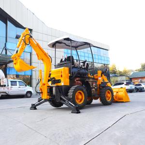 Wholesale Epa Engine Towable Backhoe Loader Mini Excavator 4x4 Wheel from china suppliers