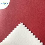 Reusable PU Leather Fabric , Black Leather Upholstery Fabric Long Durability