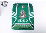 Mexico Folding Sport Printed Drawstring Backpack Large Size Travel Storage Use