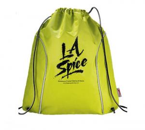 Wholesale Durable Waterproof Promotional Drawstring Backpack Red / Custom Polyester Bags from china suppliers