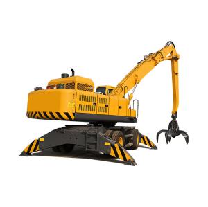 Wholesale Double Force Warehouse Hydraulic Material Handler For Recycling Plant 380V from china suppliers