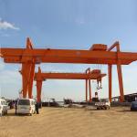 100KN - 3000KN Double Girder Gantry Crane 25 Ton Mobile Outdoor Steel Coil