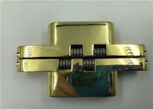 Wholesale Gold Plated Hidden Door Hinges For 30mm Solid Wood Doors , Fireproof Door from china suppliers
