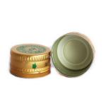 Twist Off 28mm Tamper Evident Cap Aluminum Ropp Bottle Cap For Beverage Glass
