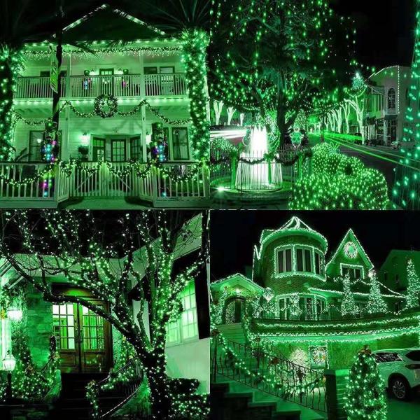 IP44 50M Length Solar Powered LED Christmas Lights For Garden