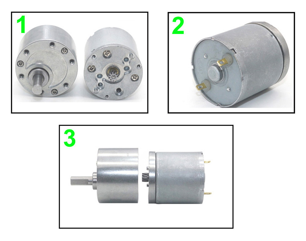 Center Output Gearbox Low-Speed Motor JGB37-3530 DC Gear Motor Metal Low Speed Brush Dc Gear Motor