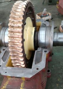 Wholesale 350KG Worm Shaft Grinding Worm Gear Set Speed Reducer Ratio 55 from china suppliers