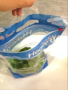 Wholesale Fresh Lettuce Salad Fruits Pouches BOPP Anti Fog Leafy Vegetables Packaging Bags, vegebag, Print Logo from china suppliers