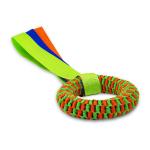 Nylon Webbing Dog Tough Chew Toys , Indestructible Dog Tug Toys Pet Accessories