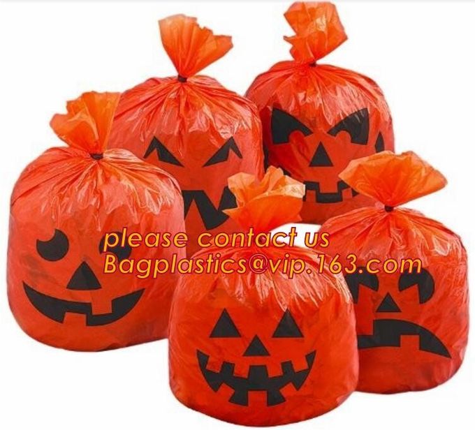 Halloween Tote Bag Kids Pumpkin Bat Ghost Spider Gift Bags Halloween Props Children Toys Trick Treat Candy Bag bagease