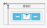 Wholesale Fabric RFID Clothing Labels UHF RFID Label 860 - 960MHZ ISO / IEC Standards from china suppliers