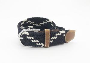 Wholesale Men's Jeans Accessary Stretch Elastic Woven Belt /Csual Fashion Belt 3.5cm from china suppliers