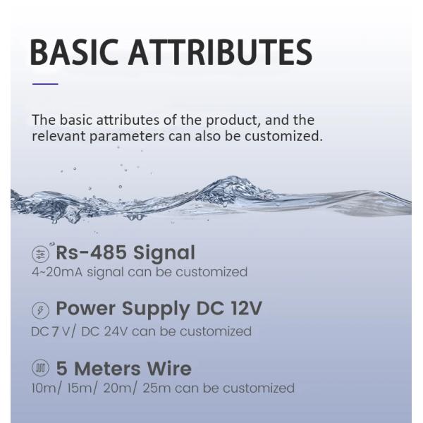 7-24VDC Operating Voltage Aquaculture RS485 Water EC Transmitter for Water Monitoring