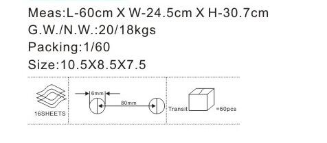 Factory Design 6mm Hole 16 Sheets Paper Capacity 2 Holes Paper Puncher