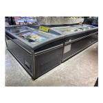 Factory Direct Sales Semi Open Sliding Door Glass Stainless Steel Frozen Goods