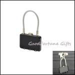 Sell u shape cable code lock for bag printed logo,souvenir