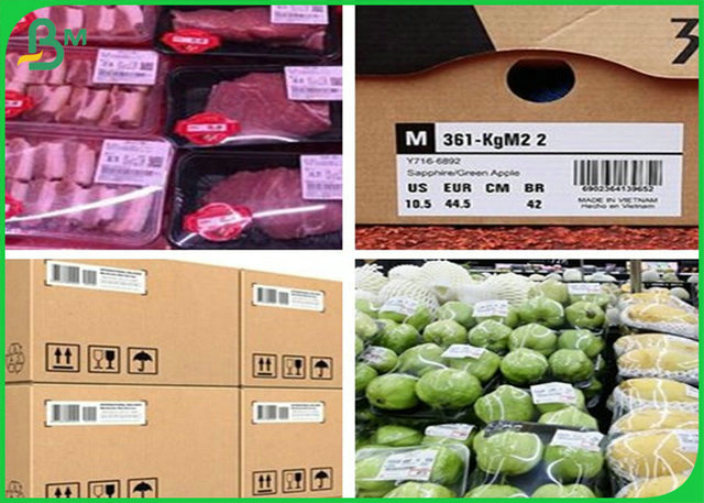 Printable 160mm 190mm 250mm 70gsm Self-adhesive Thermal Sticker For Market Label 